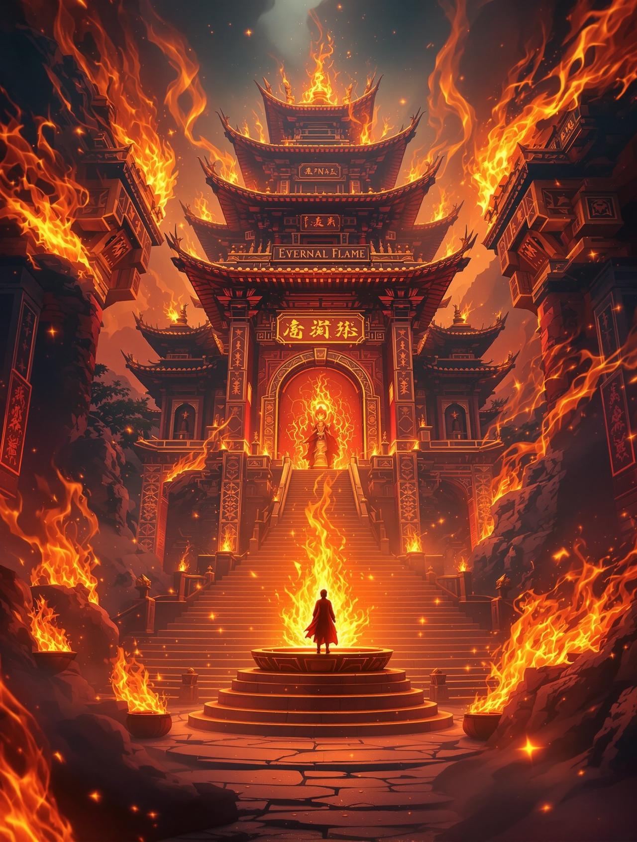魅影视频-永恒之火 - 奇幻电影海报,评分8.7分